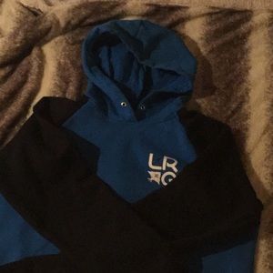 LRG Research Black and Blue Hoodie.